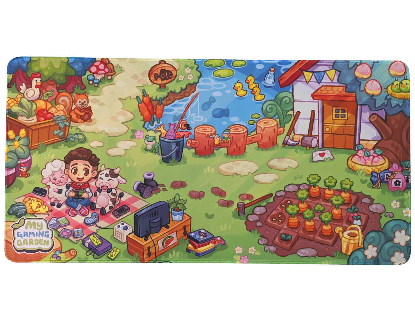 Gaming Garden Desk Mat